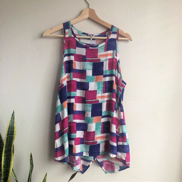 Splendid Tops - Splendid Watercolor Split Back Tank - Nordstrom